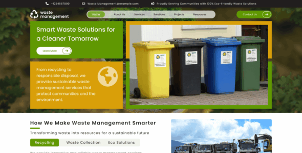 Waste Management Firm (WordPress)