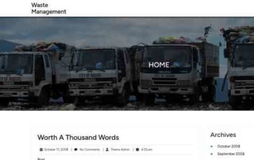 Waste Management (screenshot desktop)