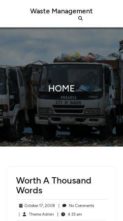 Waste Management (screenshot mobile)