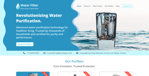 Water Filter (WordPress)