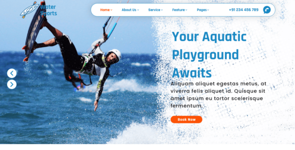 Water Sports (WordPress)