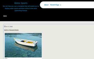 Water Sports (screenshot desktop)
