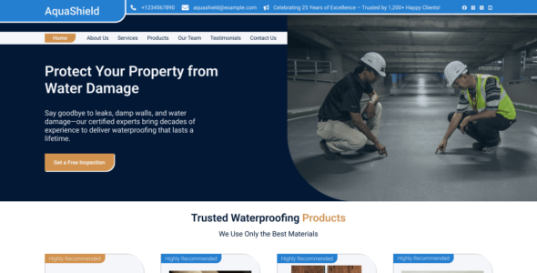 Waterproofing Services (WordPress)