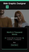 Web Graphic Designer (screenshot mobile)