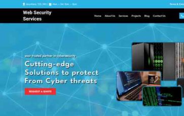 Web Security Services (screenshot desktop)