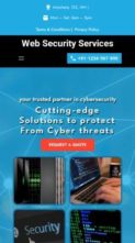 Web Security Services (screenshot mobile)