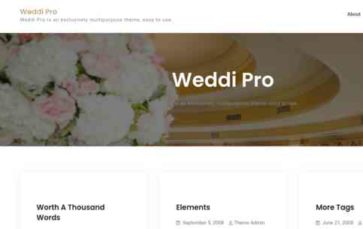 Weddi Pro (screenshot desktop)