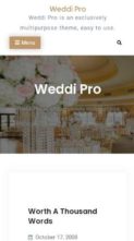 Weddi Pro (screenshot mobile)