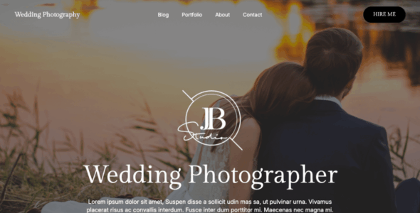 Wedding Photography Studio (WordPress)