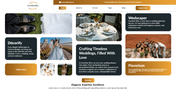 Wedding Planner Blocks (WordPress)