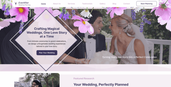 Wedding Planning Services (WordPress)