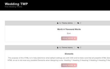 Wedding TWP (screenshot desktop)