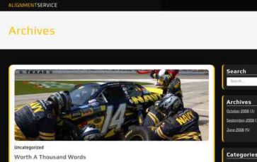 Wheel Alignment Service (screenshot desktop)