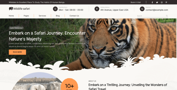Wildlife Safari (WordPress)
