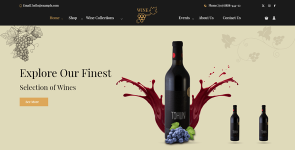 Wine Store (WordPress)