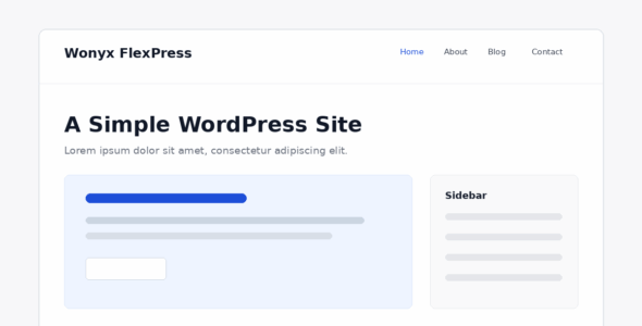 Wonyx FlexPress (WordPress)