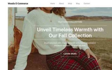 Woodix E-Commerce (screenshot desktop)