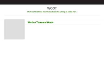 Woot (screenshot desktop)