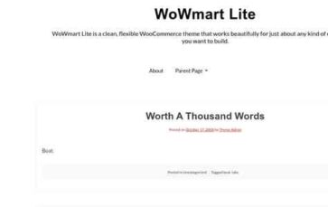 WoWmart Lite (screenshot desktop)