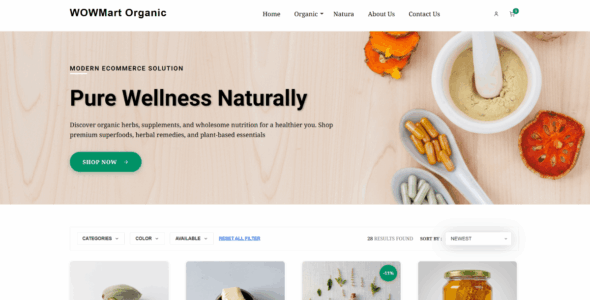 WoWmart Organic (WordPress)
