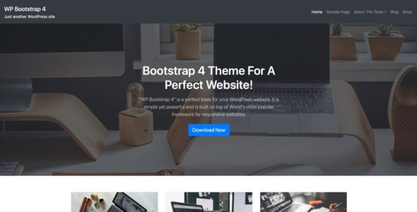 WP Bootstrap 4 (WordPress)