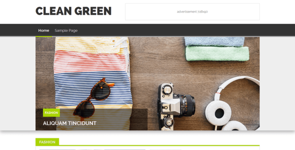 WP Clean Green (WordPress)