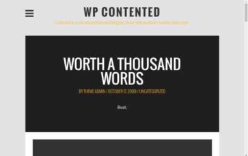 WP Contented (screenshot desktop)