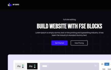 WP Cooper (screenshot desktop)