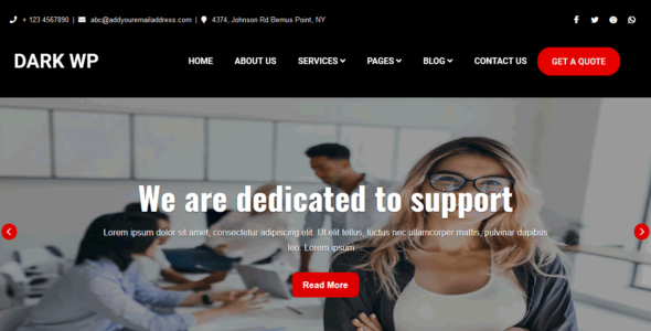 WP Dark (WordPress)