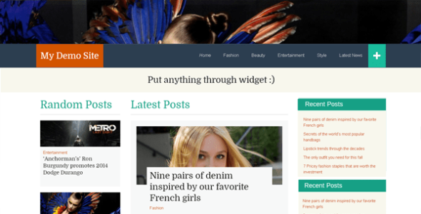 WP FlatThirteen (WordPress)
