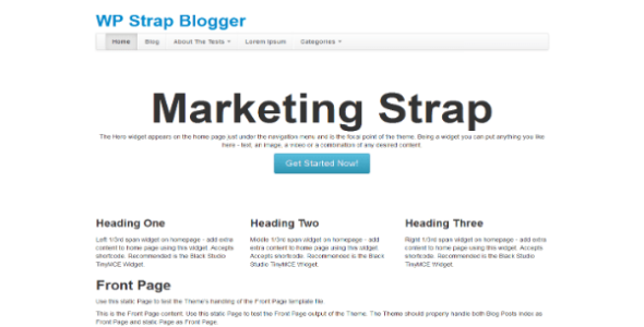 WP MarketingStrap (WordPress)