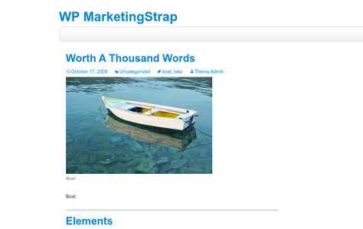 WP MarketingStrap (screenshot desktop)