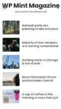 WP Mint Magazine (screenshot mobile)
