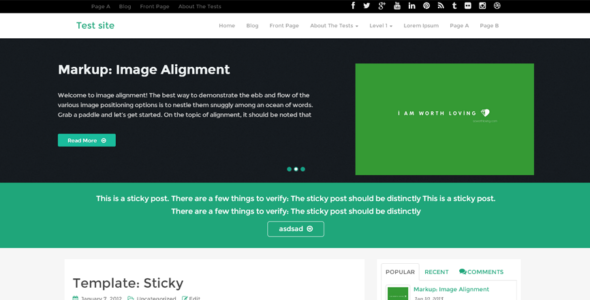 WP RootStrap (WordPress)