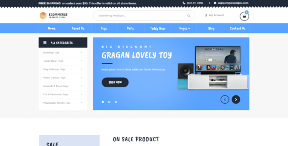 WP Shop Woocommerce (WordPress)