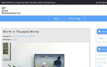 Screenshot Desktop WP Shop Woocommerce (screenshot desktop)