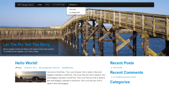 WP StrapSlider Lite (WordPress)