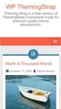 WP ThemingStrap (screenshot mobile)
