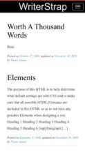 Screenshot Mobile WriterStrap (screenshot mobile)