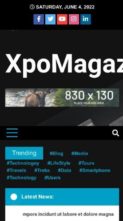 XpoMagazine (screenshot mobile)