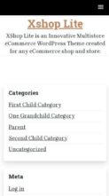 Xshop Lite (screenshot mobile)