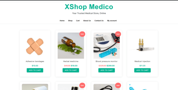 Xshop Medico (WordPress)
