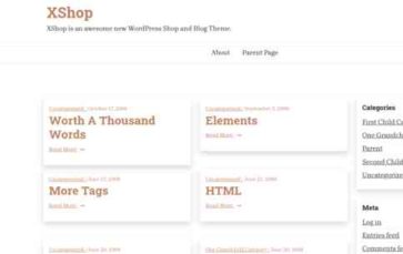 XShop (screenshot desktop)
