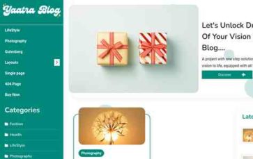 Yaatra Blog (screenshot desktop)
