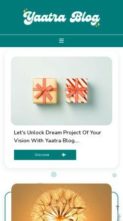Yaatra Blog (screenshot mobile)