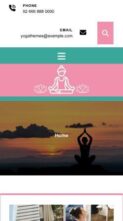Yoga Fitness Classes (screenshot mobile)
