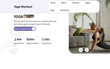 Yoga Workout (screenshot desktop)