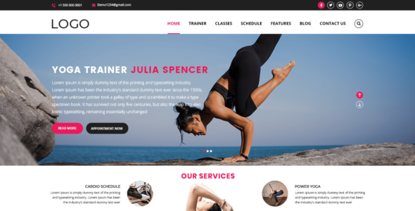 YogaFitness (WordPress)