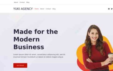 Yuki Agency (screenshot desktop)