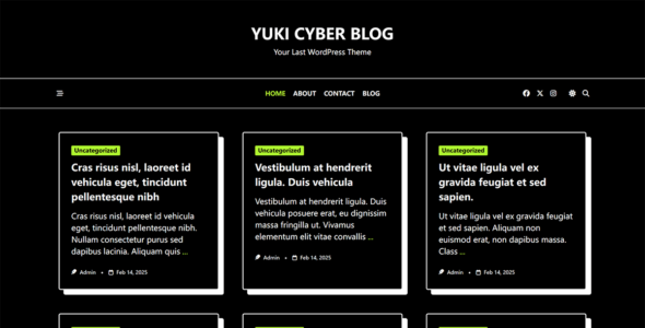Yuki Cyber Blog (WordPress)